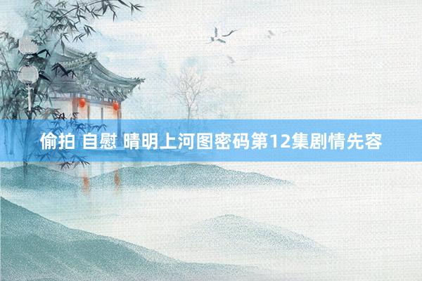 偷拍 自慰 晴明上河图密码第12集剧情先容