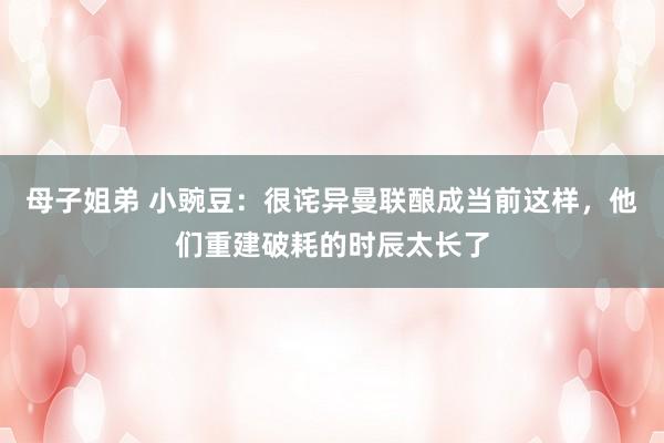 母子姐弟 小豌豆：很诧异曼联酿成当前这样，他们重建破耗的时辰太长了
